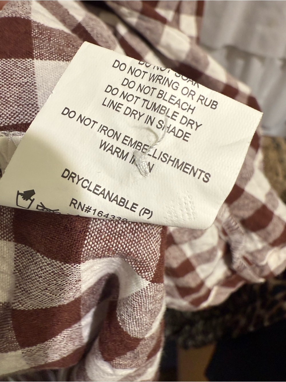 Petal & Pup Robinson Brown and White Gingham Button-Front Midi Dress - Picture 13 of 16